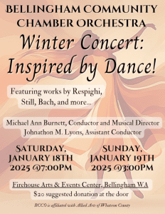Bellingham Community Chamber Orchestra: Inspired by Dance! @ The FireHouse Arts and Events Center