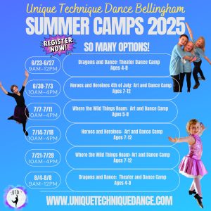 Summer Art & Dance Camps: Where the Wild Things Roam! @ Unique Technique Dance