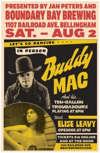 Buddy Mac & His Ten-Gallon Troubadours, Elise Leavy @ Boundary Bay Brewery Beer Garden