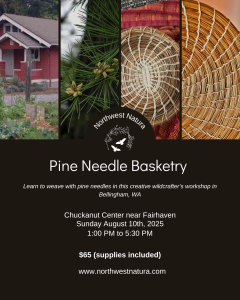 Pine Needle Basketry - A Wildcrafter's Workshop with Northwest Natura @ Chuckanut Center