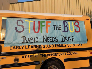 Back2Basics: Stuff the Bus with Opportunity Council and Blue Skies for Children @ Fred Meyer Lakeway